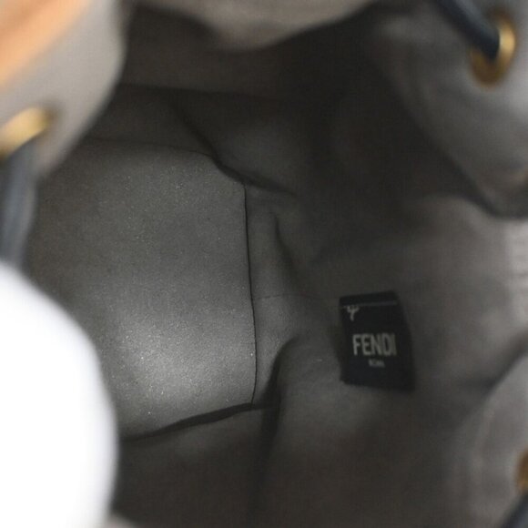 FENDI Zucca Pattern Mon Tresor 2Way Drawstring Mini Hand Bag - Picture 8 of 11